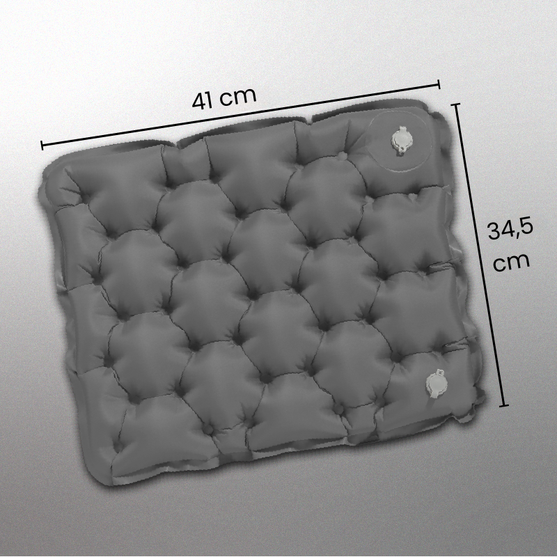 Ultralätt och kompakt sittdyna
