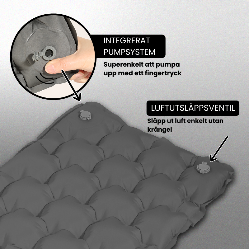 Ultralätt och kompakt sittdyna